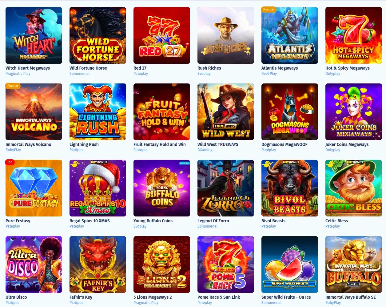 Grizzly Casino rewards dashboard showing free spins, cashback, and lottery tickets for Canadian players